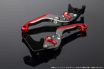 エスエスケイ スピードラ｜アジャストレバー 可倒延長式 Mチタン/Mレッド/Mレッド GSX250R V-STROM250 RGV250γ VJ23A｜LVGM048TM-RDRD
