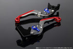エスエスケイ スピードラ｜アジャストレバー 可倒延長式 Mチタン/Mブルー/Mレッド GSX250R V-STROM250 RGV250γ VJ23A｜LVGM048TM-BERD