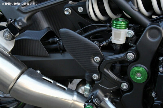 SPEEDRA ヒールプレート左右セット ドライカーボン 綾織艶あり Z900RS／CAFE CKA1101TG