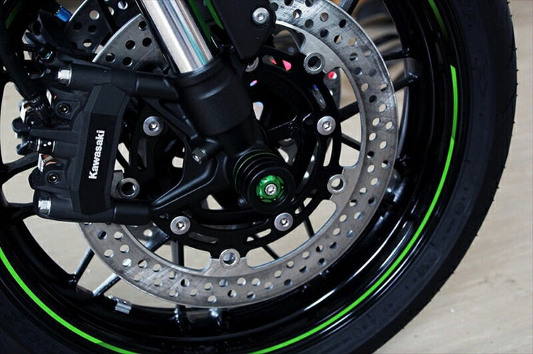 SPEEDRA フロントアクスルスライダー レッド KAWASAKI Z900RS／CAFE AASKA02FRD