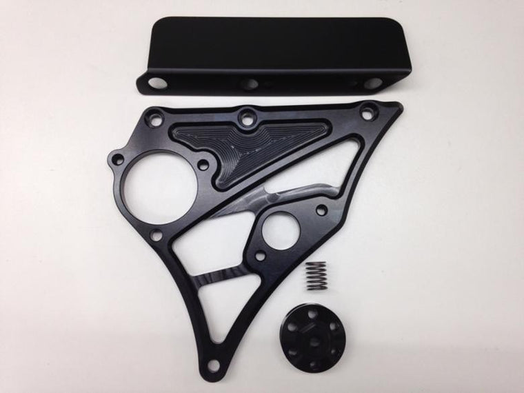 ケイファクトリー K-FACTORY FスプロケットカバーM.BLK ZRX1200-09(Sメータ取付有) カタログ品番：103FZAQ017Q メーカー品番：103FZAQ017Q