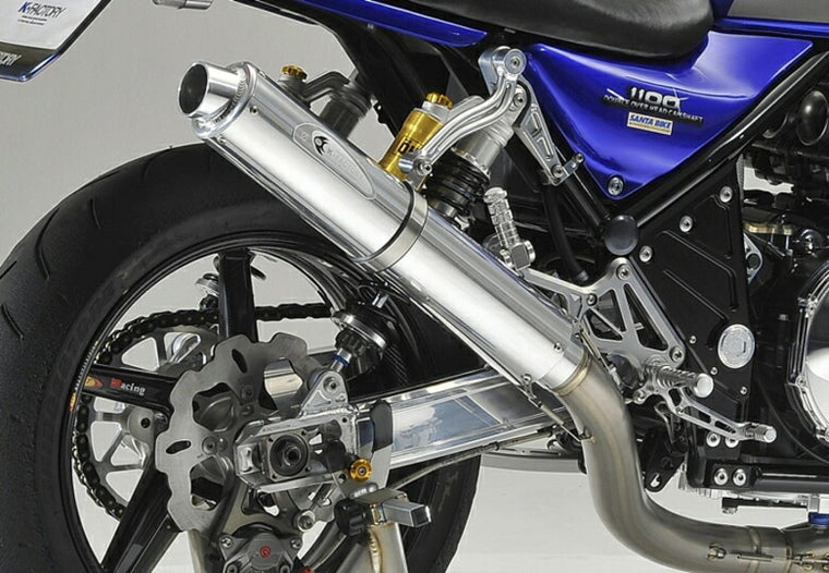 ケイファクトリー K-FACTORY CLR アルミサイレンサー アルミ φ95X495 内径51＞42φ カタログ品番：000KPECGAA3632 メーカー品番：000KPECGAA3632