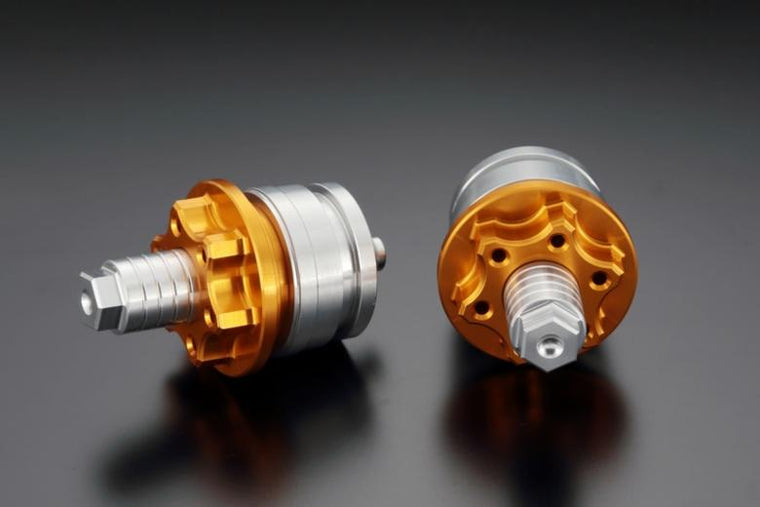 ケイファクトリー K-FACTORY フロントフォークトップキャップ ストロングゴールド NINJA250SL Z250 カタログ品番：165XZDR020T メーカー品番：165XZDR020T