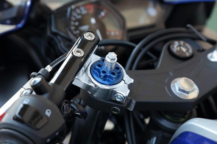 ケイファクトリー K-FACTORY フロントフォークトップキャップ BLU YZF-R25 カタログ品番：344XZDR022J メーカー品番：344XZDR022J