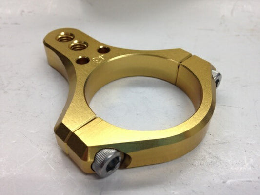 ケイファクトリー K-FACTORY アルミ削り出しクランプ ステイゴールドφ43 ZRX1200DAEG カタログ品番：152VZEE0034 メーカー品番：152VZEE0034