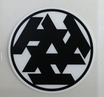 ケイファクトリー K-FACTORY オリジナルステッカー ロゴマーク フチアリ ＃L カタログ品番：000GZGC006Z メーカー品番：000GZGC006Z