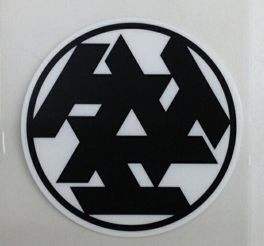 ケイファクトリー K-FACTORY オリジナルステッカー ロゴマーク フチアリ ＃L カタログ品番：000GZGC006Z メーカー品番：000GZGC006Z