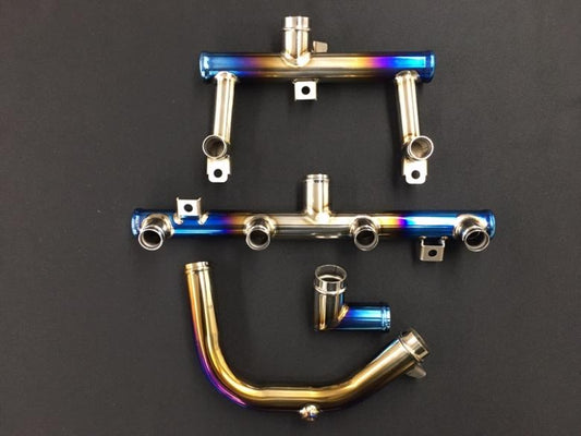 ケイファクトリー K-FACTORY チタン製ウォーターパイプセット SBL GPZ900R(ZRX1200エンジン搭載用) カタログ品番：112OZEN014P メーカー品番：112OZEN014P