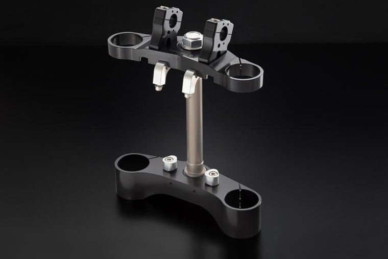 ケイファクトリー K-FACTORY 倒立F対応トリプルツリー GPZ900R バーハン スーパーブラック カタログ品番：112XZCZ020R メーカー品番：112XZCZ020R