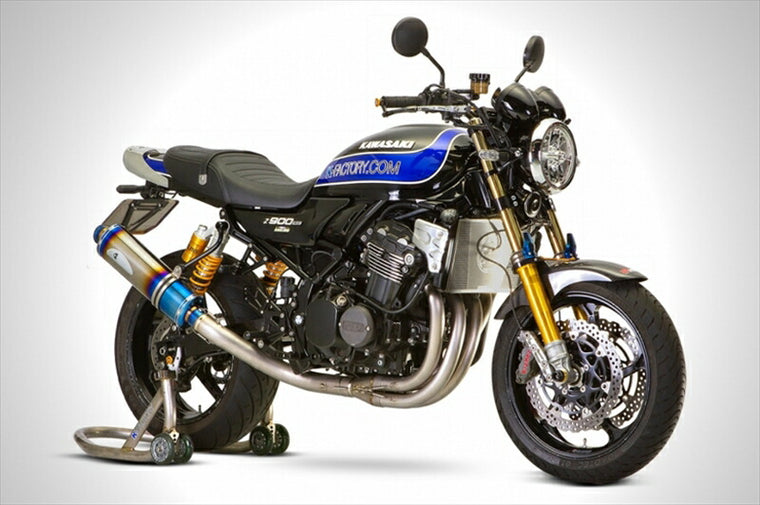 ケイファクトリー｜K-FACTORY CLR＋（プラス）フルエキゾースト Z900RS オーバルサイレンサー｜179KPESDBK0000