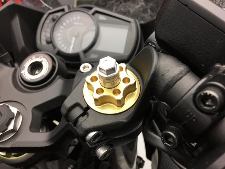 ケイファクトリー K-FACTORY フロントフォークトップキャップ Sゴールド Ninja250 18 カタログ品番：184XZDR0244 メーカー品番：184XZDR0244
