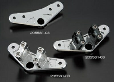 SHIFTUP シフトアップ ビレットトップブリッジ Pハンドル SLV モンキー カタログ品番：P035-7941 メーカー品番：205580-03