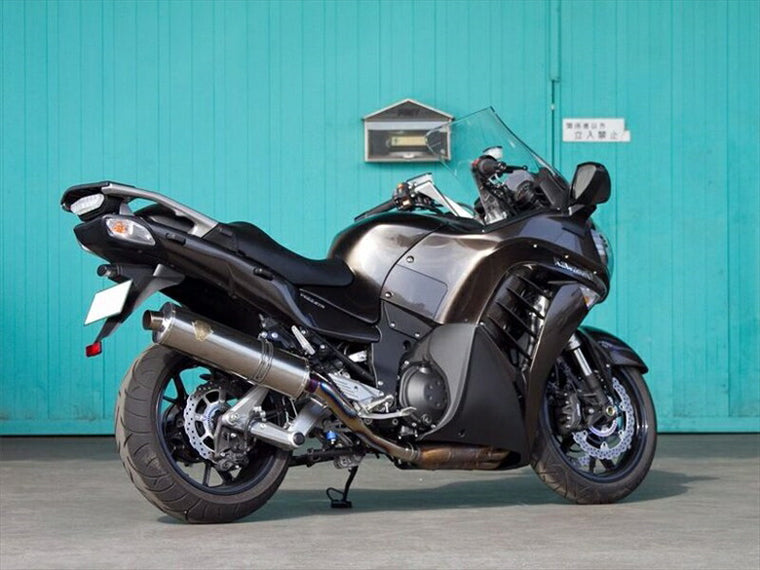 マフラー  アールズギア アールズギア ワイバン S Oシングル DB 1400GTR 07-12 Concours14 10-12 WK18-03DB 4582329785746 取寄品