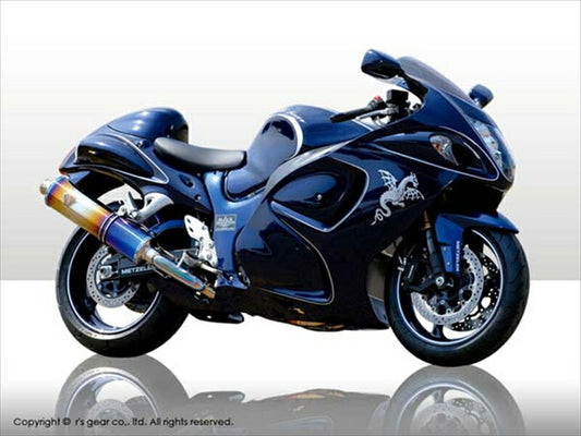 マフラー  アールズギア アールズギア ワイバン シングル クロスオーバルDB GSX1300R HAYABUSA 08-18 WS07-01XD 4582329786460 取寄品