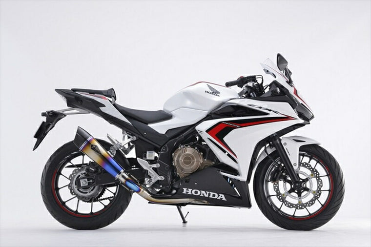 マフラー  アールズギア アールズギア リアルスペック シングル タイプR DB CBR400R 16-18 19- RH41-01RD 4582329788600 取寄品