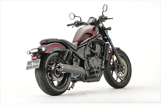 マフラー  アールズギア アールズギア ワイバンクラシック S O BLKエディション Rebel1100 DCT 21- WH50-03CB 4582329789485 取寄品