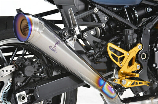 マフラー  アールズギア アールズギア ワイバンクラシックR メガホン チタン Z900RS 8BL-ZR900K MK40-RMCT 4582329789676 取寄品