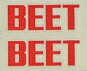 ビート BEET BEETステッカー スモール アカ カタログ品番：P019-6030 メーカー品番：0701-BS2-06