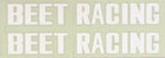 ビート BEET BEET RACINGステッカー シロ カタログ品番：P001-4621 メーカー品番：0702-BR2-05