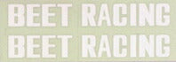 ビート BEET BEET RACINGステッカー シロ カタログ品番：P001-4621 メーカー品番：0702-BR2-05