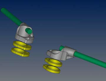 BEET ビート マルチハンドル専用スペーサーSET SIL ZX-14R 12-15 カタログ品番：P049-6742 メーカー品番：0418-KB6-10