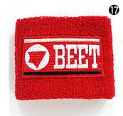 バイク用品 ウェア その他(ウェア)<br>BEET リストバンド 赤<br>ビート 0708-RTB-07 取寄品 セール