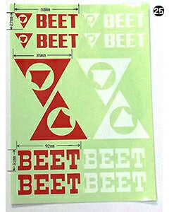 BEET ビート ステッカーシート(A4サイズ) カタログ品番：P086-7736 メーカー品番：0710-BTS-A4