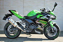 ビート BEET ナサートR-Evo TYPE2 クリアTI NINJA250 18- JP250用レーシングマフラー カタログ品番：P085-0417 メーカー品番：1003-B27-50