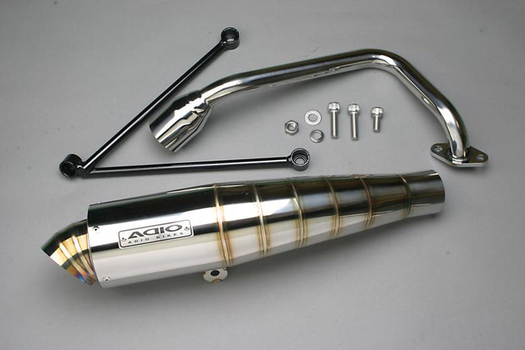 アディオ アディオ BB-SHOOTマフラー ステンレス リード125(EBJ-JF45 2BJ-JF45) カタログ品番：P058-4792 メーカー品番：BK11103