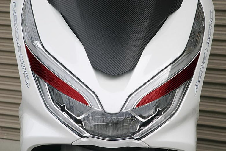 ADIO アディオ アイラインカーボンシート レッド PCX (JF81 JF84 KF30) 125 150 HYBRID カタログ品番：P092-6789 メーカー品番：BK48123