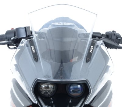 R＆G ミラーブランキングプレート BLK RC125／200／390 14-