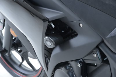 R＆G エアロクラッシュプロテクター BLK YZF-R25 15-／YZF-R3