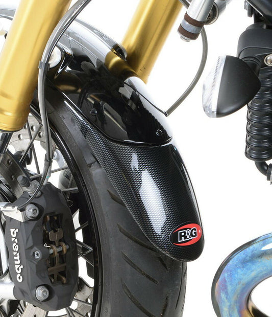 R＆G フロントフェンダーエクステンダーカーボン柄 CBR400R／400X／CB400F