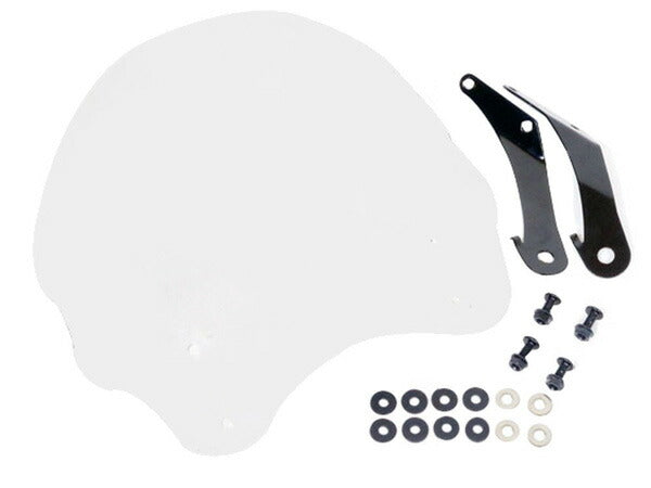 WorldWalk ワールドウォーク メーターバイザー WS-05M クリア 汎用中型 カタログ品番：P091-9138 メーカー品番：ws-05mc