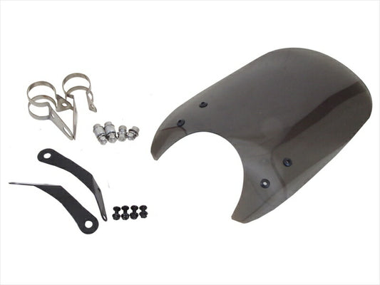 ワールドウォーク｜ワールドウォーク フォークマウントスクリーン ロング スモーク レブル250／500用｜ws-26-1ls