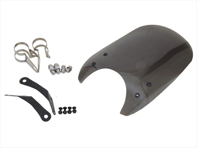 ワールドウォーク｜ワールドウォーク フォークマウントスクリーン ロング スモーク レブル250／500用｜ws-26-1ls