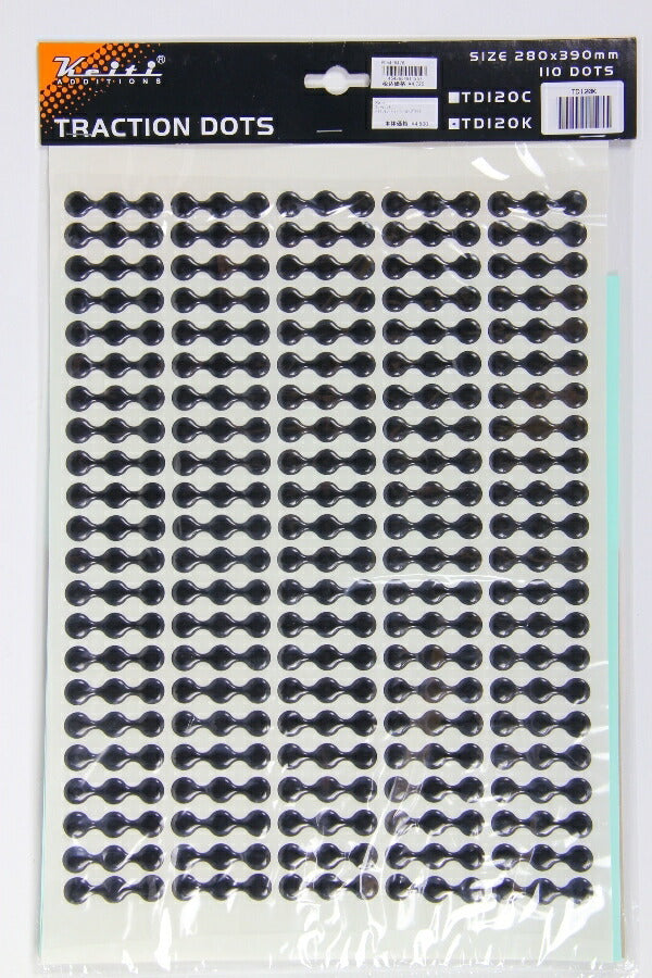 ケイティ Keiti フリーパッド トラクション・ドット・シール ブラック カタログ品番：P086-5631 メーカー品番：TD120K
