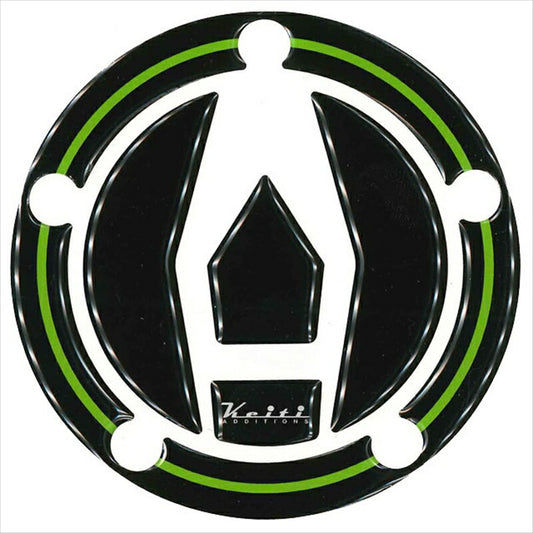 ケイティ｜Keiti フューエルキャップパッド BLK／GRN Z900RS／CAFE｜RKW520G