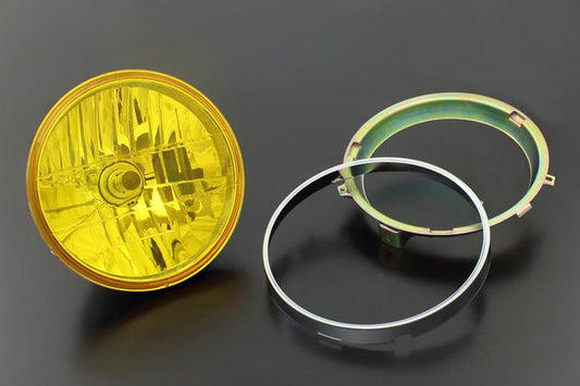 Brightec マルチリフレクターライト マウントリム付 丸型／イエロー 《ブライテック 71-0098》◇Cr◇プロト品番P088-9747メーカー品番71-0098