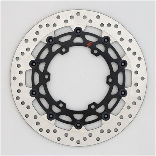 サンスター ブレーキ｜プレミアムR ホール VTR1000SP-1φ320)ピン:ブラック｜LM128W