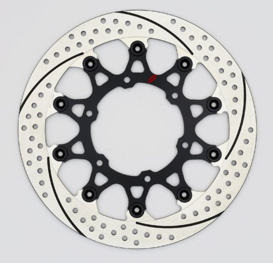 SUNSTAR サンスター プレミアムR スリット＆ホール L R1200GS(水冷)φ305ピン:ブラック カタログ品番：P098-4266 メーカー品番：EL702WL