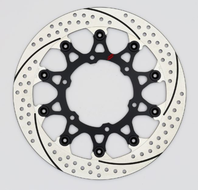 SUNSTAR サンスター プレミアムR スリット＆ホール R R1200GS(水冷)φ305ピン:ブラック カタログ品番：P098-4274 メーカー品番：EL702WR