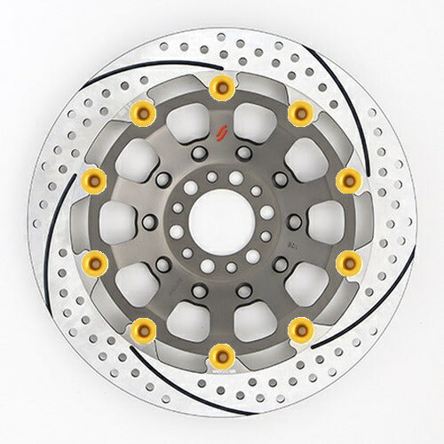 SUNSTAR BRAKE サンスター プレミアムR 左 φ320 YZF-R1M カタログ品番：P097-9975 メーカー品番：ES107FL-GD