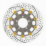SUNSTAR BRAKE サンスター プレミアムR スリット＆ホール R ZRX1200DAEG(φ310)ピン:ゴールド カタログ品番：P095-8935 メーカー品番：ES207FR-GD