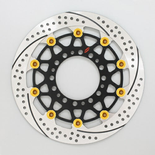 SUNSTAR サンスター プレミアムR スリット＆ホール L GSX-R1000(09-16)(φ310)ピン:ゴールド カタログ品番：P095-8896 メーカー品番：EM212FL-GD