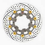 SUNSTAR BRAKE サンスター プレミアムR スリット＆ホール R GSX-R1000(09-16)(φ310)ピン:ゴールド カタログ品番：P095-9095 メーカー品番：ES212WR-GD