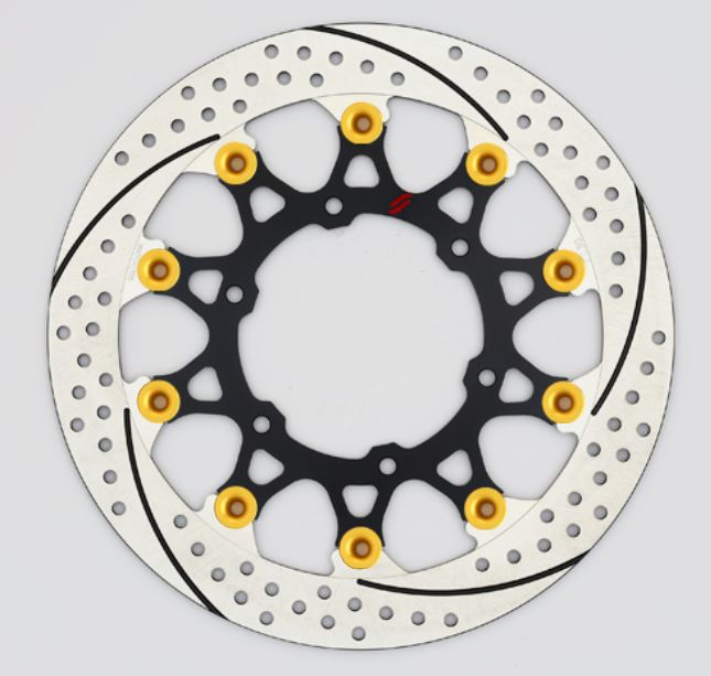 SUNSTAR サンスター プレミアムR スリット＆ホール R GSX-S1000(φ310)ピン:ゴールド カタログ品番：P095-8499 メーカー品番：EL239FR-GD