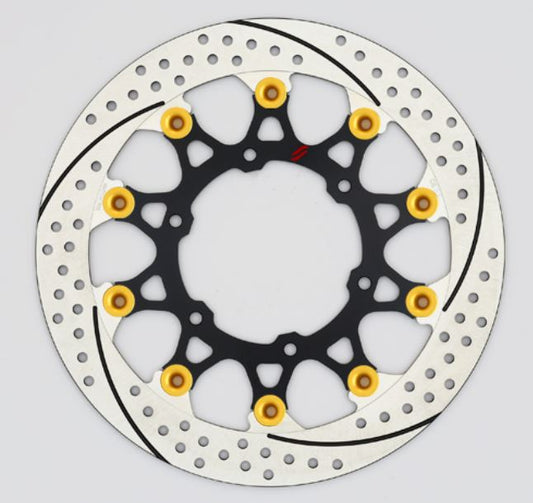 SUNSTAR サンスター プレミアムR スリット＆ホール L GSX-S1000(φ310)ピン:ゴールド カタログ品番：P095-8507 メーカー品番：EL239WL-GD