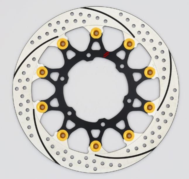 SUNSTAR サンスター プレミアムR スリット＆ホール L GSX-S1000(φ310)ピン:ゴールド カタログ品番：P095-8507 メーカー品番：EL239WL-GD