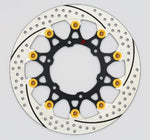 SUNSTAR サンスター プレミアムR スリット＆ホール R R1200GS(水冷)φ305ピン:ゴールド カタログ品番：P098-4260 メーカー品番：EL702FR-GD